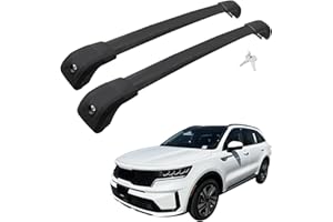 GDYDI Car Roof Rack Cross Bars Compatible with 2021-2025 KIA Sorento and Sorento Hybrid (Fit for Flush Side Rails), Aluminum Lockable Roof Cross Bars for Kayak Bike Rooftop Cargo Carrier Bag Basket Luggage