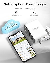 ieGeek Security Cameras Wireless Outdoor Pan