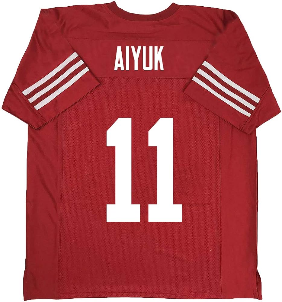 Amazon.com: Donoratico Brandon_Aiyuk Jersey #11 American Football Jerseys for Men's Christmas 