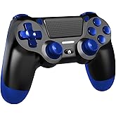 Wireless Controller for PS4, Gamepad with Audio Jack, Vibration, Six-Axis Motion Control, Touchpad, Controller for PS4/Slim/P