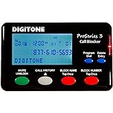 Digitone ProSeries 3 Call Blocker Automatic SPAM Blocking for Landline Phones - Easy Setup One Button Blocking of RoboCalls
