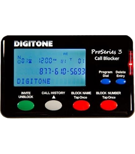2000 Number Call Blocker Landline Call Blocker With LCD Display - Auto ...