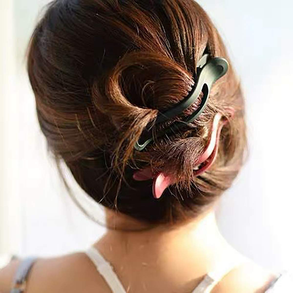 6PCS Hair Claws Clips No Slip Strong Hair Clips Teeth Curve Durable Alligator Duck Bill Jaw Clips Hair Styling Accessories : Beauty