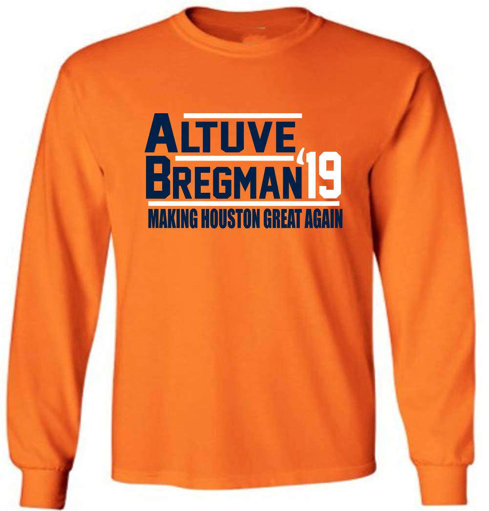 Orange Houston Altuve Bregman 2019 T Shirt | Zelitnovelty