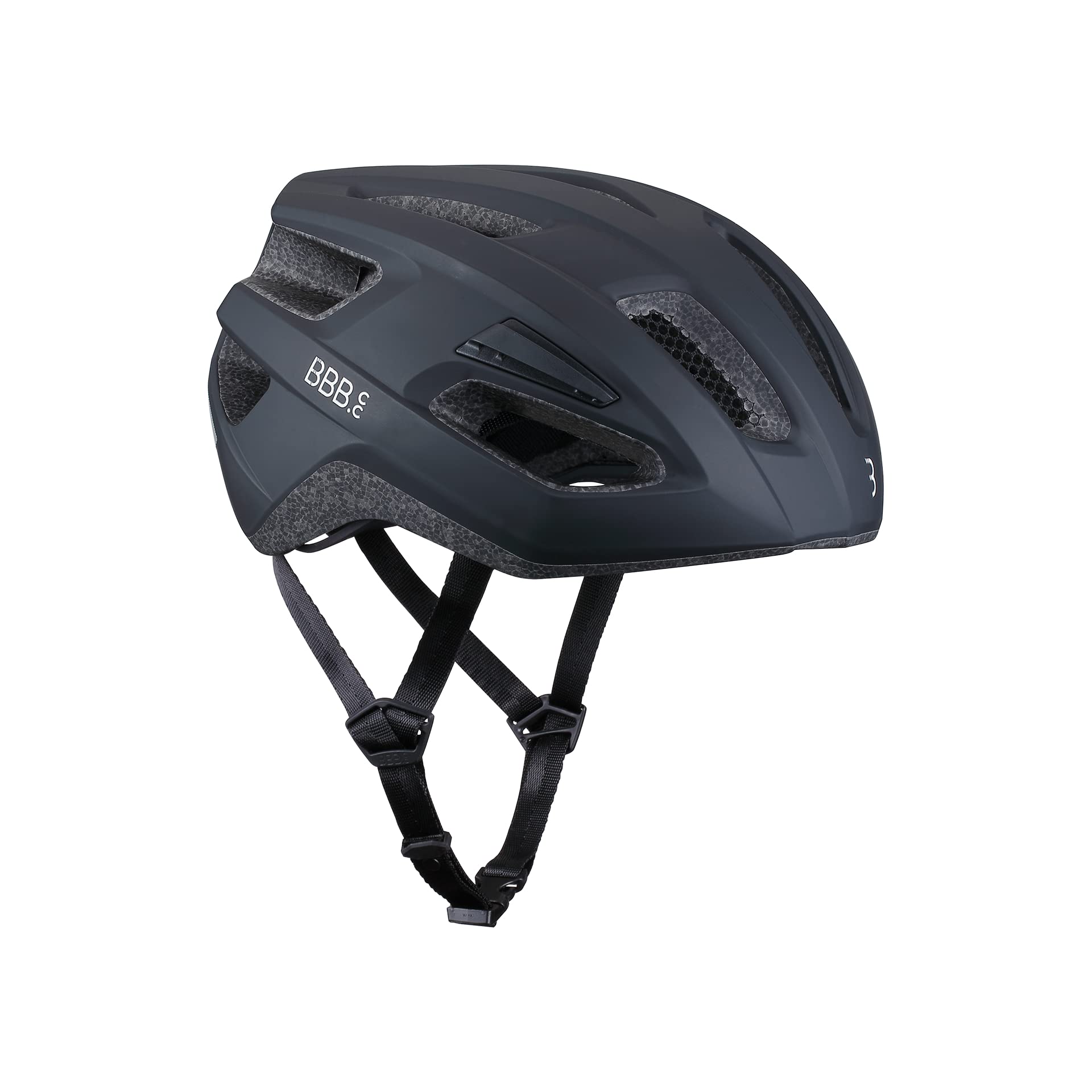 BBB Cycling, Adult MTB and Road Cycle Helmet for Men and Women, Detachable Visor, Light Bracket, Insect Net, Kite 2.0, BHE-29B, Matt Black, M (53-58 cm)