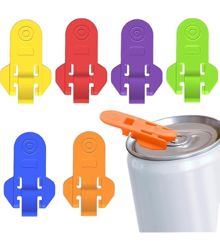 24 Piezas Abrelatas Manual Fácil Tapa Protectora De Latas De Bebida 