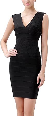 bandage dress black