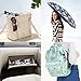 Rainbrace Rain & Sun Compact Folding Travel Umbrella Auto Open and Close for Windproof, Rainproof & 99% UV Protection with Black Anti-UV Coating, UPF50+, Elegant Lily and Dark Blue