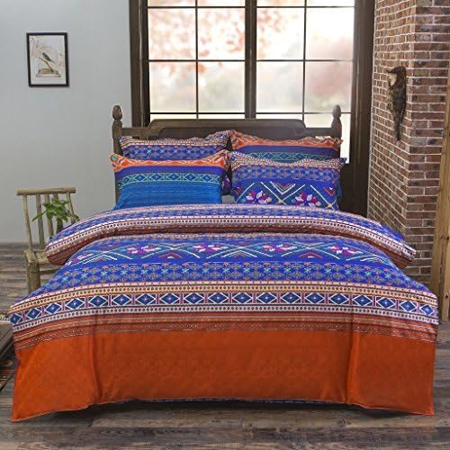 GOOFUN-B3K Duvet Cover Set 3pcs Lightweight Microfiber Well Designed Print Pattern Bedding set - 1 Duvet Cover + 2 Pillow Shams - Comfortable, Breathable, Soft &amp; Extremely Durable,King Size