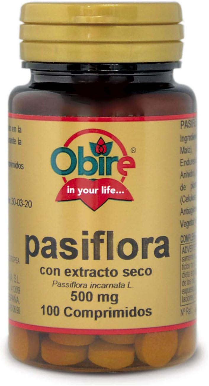 Passiflora 500 mg. (Ext. Dry) 100 Tablets