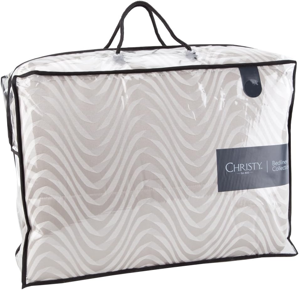 Christy Bed Spread - Cotton & Polyester - Oyster - Double - 250x250cm