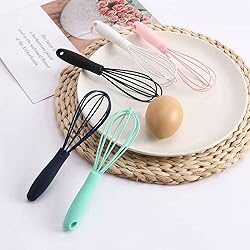 Mini Silicone Whisks,Non-Stick Whisks,Milk and Egg