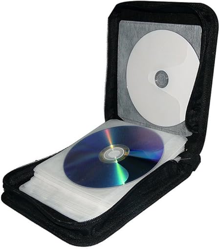 HJJH Caja De CD Portátil Caja De Almacenamiento De CD ...