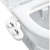 Bidet Attachment for Toilet, Non-Electric Self-Cleaning Dual Nozzle (Feminine/Bidet Wash) Toilet Bidet, Fresh Cold Water Spra