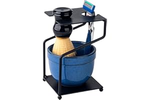 dgudgu Shaving Brush And Bowl Straight Razor Shaving Kit Shaving Bowl And Brush Set Shaving Brush Kit Shaving Cream Bowl Shaving Mug And Brush Set For Men Contain Cup,Brush,Razor Stand,Soap