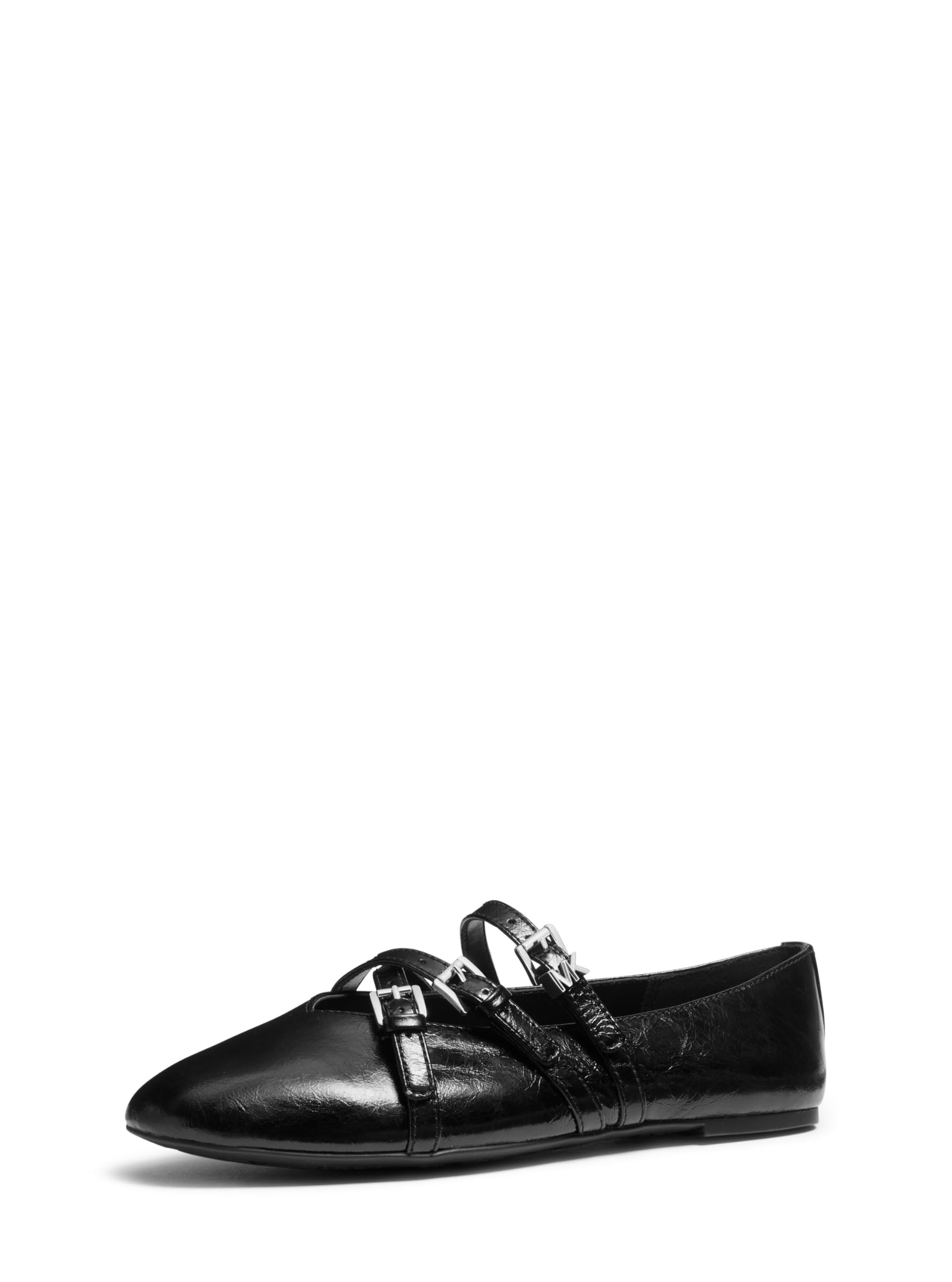 Michael Kors Women’s Indy Flex Ballet Flat, Black, 9.5