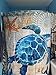 Shower Curtain Bathroom Waterproof Sea Turtle With 12 Hooks Mildew Resistant