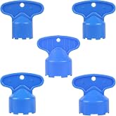 BOETOADG 5 Pcs Faucet Aerator Key Removal Wrench Tool with 5 Sizes M16.5, M18.5, M21.5, M22.5, M24 Recessed Aerator Key Sink Aerator Wrench for Bathroom Kitchen Sink Faucet Aerator Removal Tool