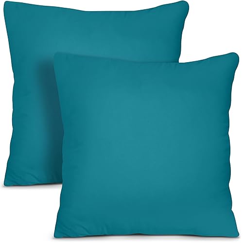 Utopia Bedding Polyester Throw Pillow Insert, Teal, 24x24 Inch