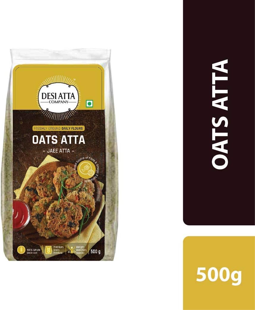 DESI ATTA Whole Groats Oats Atta PP 500G