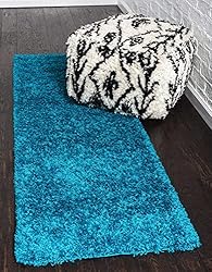 Unique Loom Solid Shag Collection Area Rug