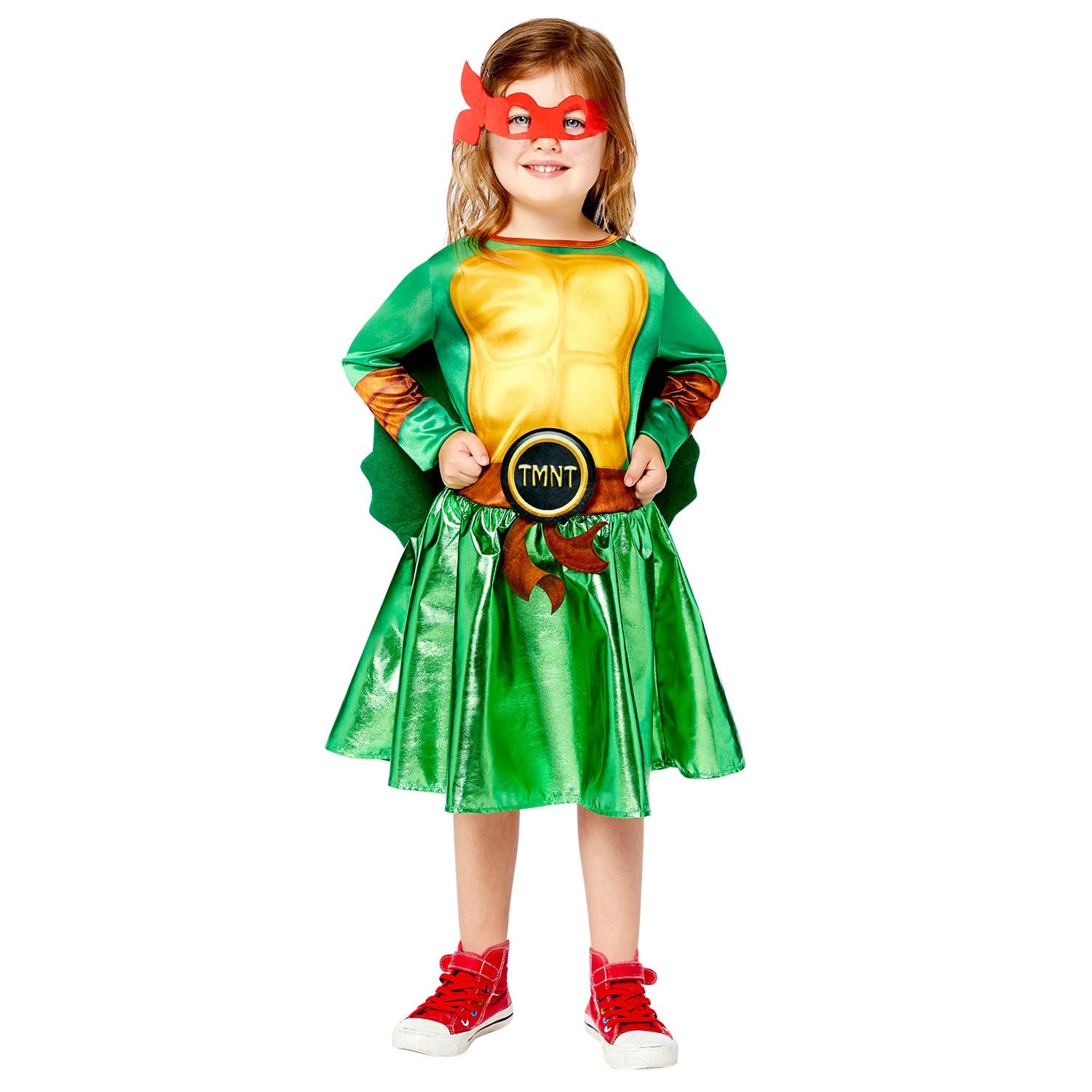 amscan 9909144 Childs Girls Teenage Mutant Ninja Turtles Fancy Dress Costume Age 10-12 Years