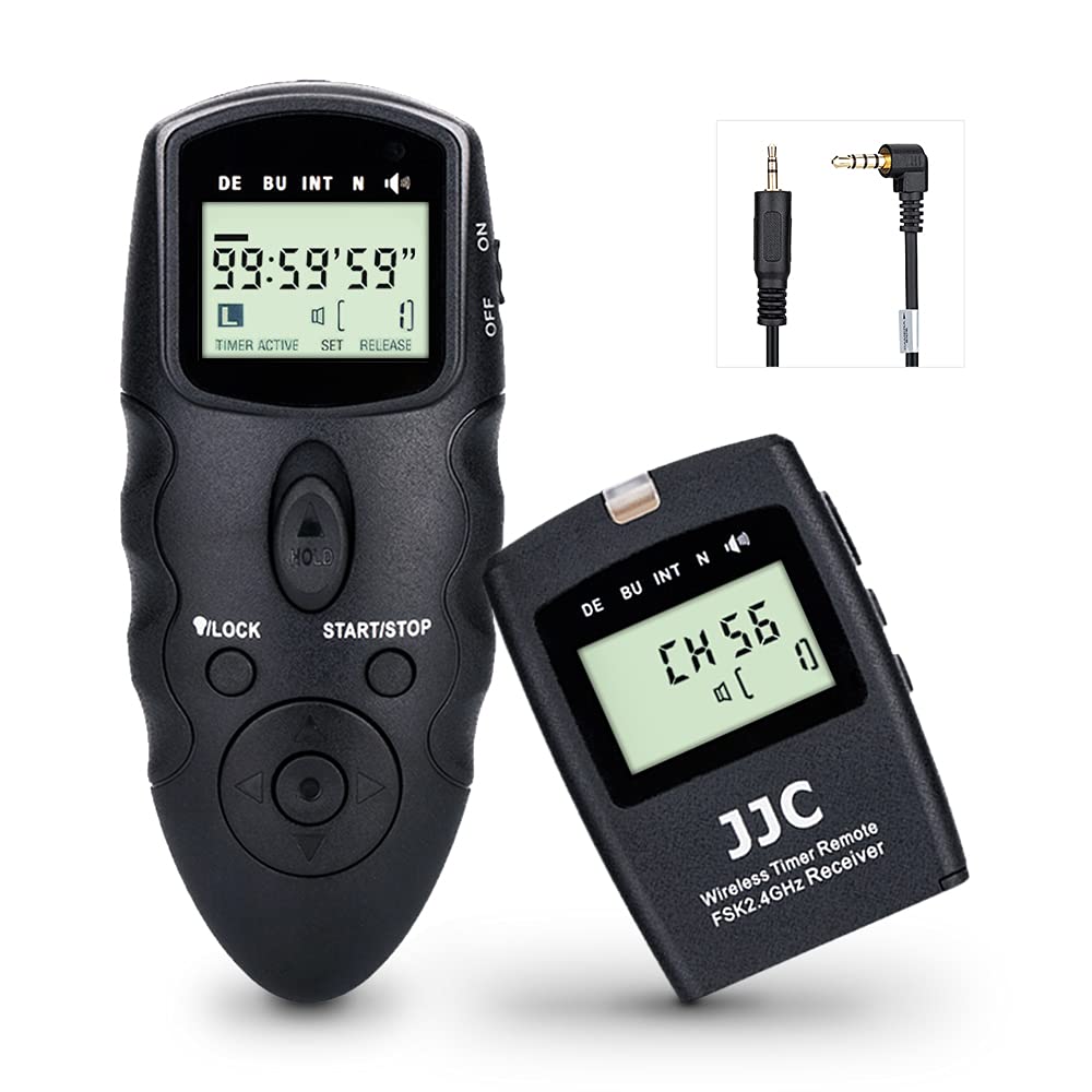 JJC Shutter Release Time Lapse Intervalometer Remote Control Fits for Fujifilm Fuji X-E4 X-T200 X-S10, Pentax K-70 KP Mirrorless Digital Camera Replace Pentax CS-310