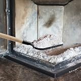 Esoes Fireplace Shovel Brush Set Long Wooden Handle Ash Dust Pan + Gloves view 2
