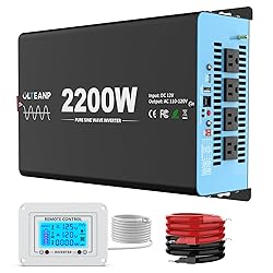 OLTEANP New Upgraded 2200 Watts Pure Sine Wave