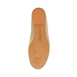 Steven Madden Women's Blossoms Ballet Flat, Gold, 8.5