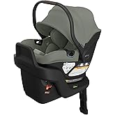 UPPAbaby Aria V2 Lightweight Infant Car Seat - Just Under 6 lbs - Base with Load Leg + Infant Insert + All-Weather FootCover 