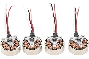 RC Brushless Motor, 1503 Airplane Brushless Motor for 4 Axes RC Airplanes, 7.4V Metal Brushless Motor for UAV Aircraft Multic