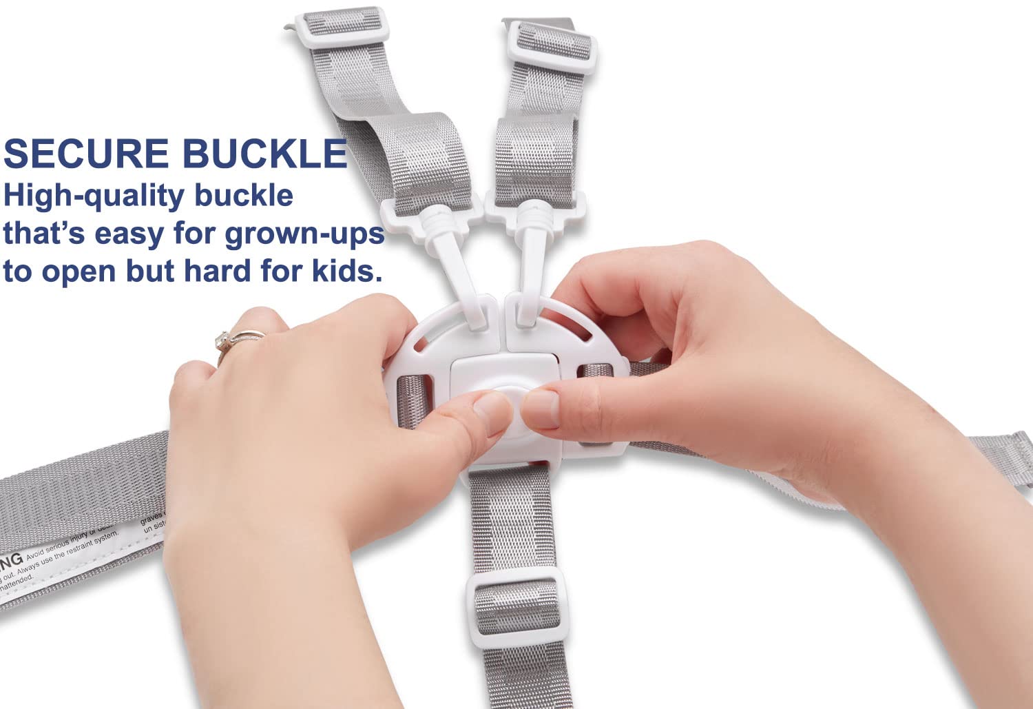 Todays Kids High Chair Straps, Compatible with Graco Highchairs, Replacement Harness Straps for 5 Point High Chairs, Replacement High Chair Belt