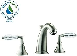 Jado Classic generalizada baño llave, Crystal palancas, Níquel