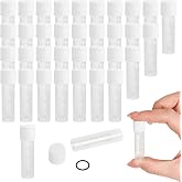 HAPY SHOP 120pcs 2 ml Plastic Vials Lab Plastic Frozen Test Tubes Graduated Plastic Cryovial Cryogenic Vial Tube Self Standing with Cap for Laboratory School Educational