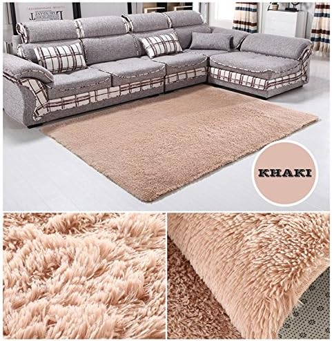Kytree Fiber House Living Room Bedroom Carpet Anti-Skid Shaggy Area Rug Floor Mat