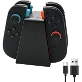 Veastar Quad Joy-Con Charging Dock for Switch 2,USB-C Powered with LED Indicators