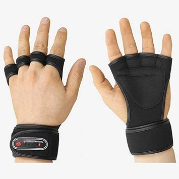 Gym Weight Lifting Gloves Health Fitness Dumbbell Wrist Wrap