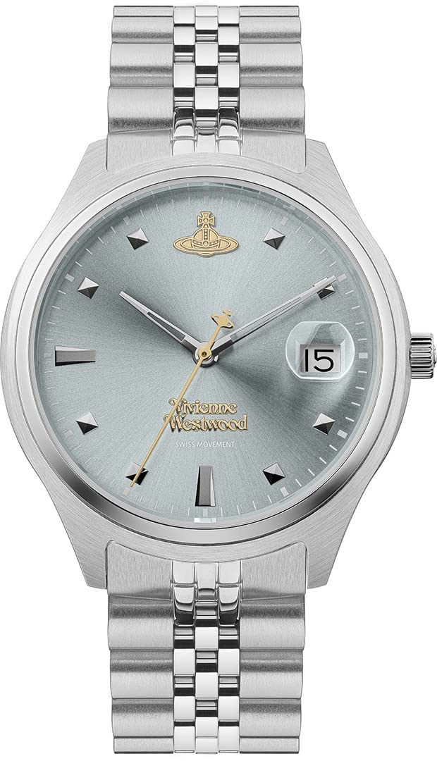 Vivienne Westwood Camberwell Ladies Quartz Watch with Light Blue Dial & Stainless Steel Bracelet