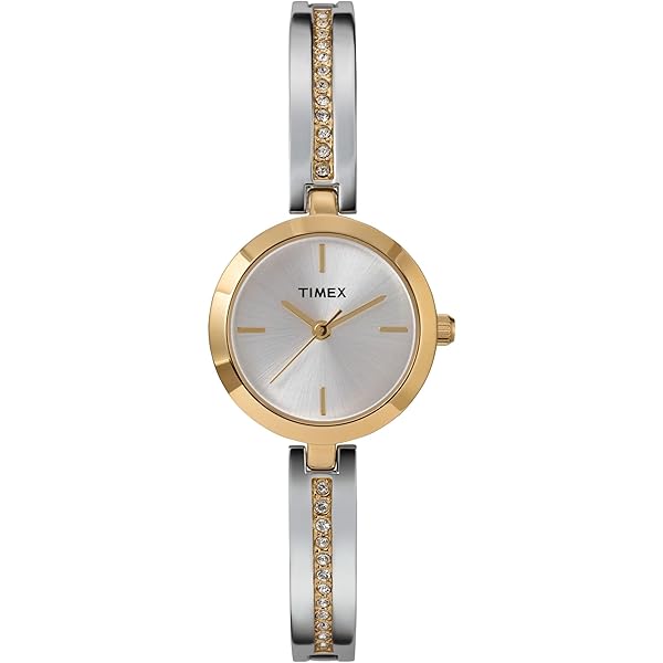 Amazon.com: Timex Women's Main Street 25 mm Watch, Two-Tone Alloy