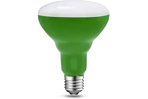 ENERGETIC LIGHTING Energetic Grow Light Bulbs for Indoor Plants, 8.5W 2200K BR30 LED Grow Bulb, 60 Watt Equivalent Full Spectrum LED Light, 800lm, E26 Base, UL Listed，1-Pack