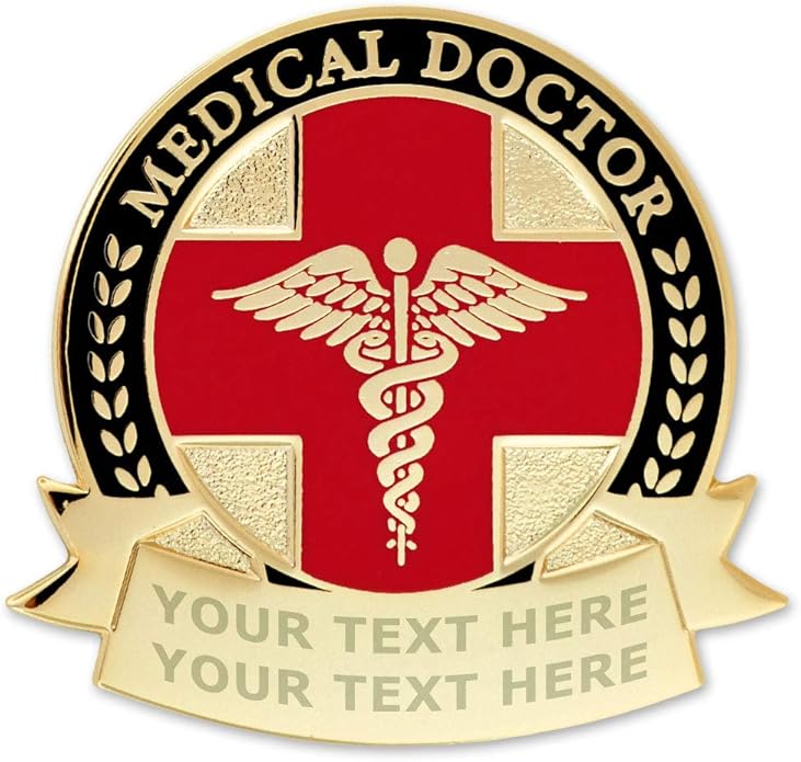 PinMart Medical Doctor Healthcare Engravable Personalized