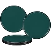 GZG Ceramic Dinner Plates Set of 4,10 Inch Stoneware plate Set,Microwave and Dishwasher Safe Kitchen Utensils,Stackable,Scratch Resistant (Dark Green)