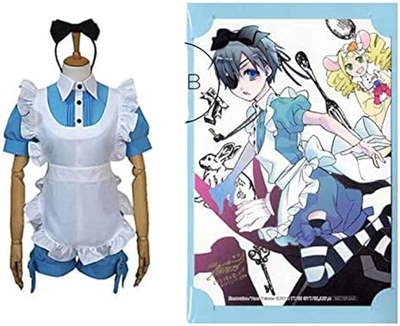 Amazon カチューシャ コスプレ衣装 黒執事 シエル ファントムハイヴ シエル イン ワンダーランド Cosplay 女 S コスプレ 仮装 通販