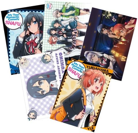 My Teen Romantic Comedy SNAFU Greeting Cards Postcards Yukino Yukinoshita Yui Yuigahama Saika Totsuka Komachi Hikigaya