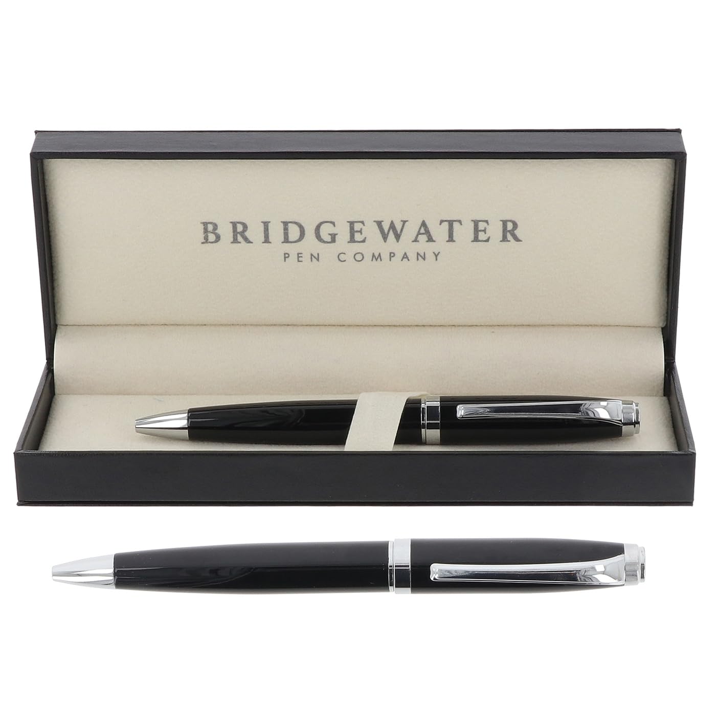 Bridgewater Pen Company Executive Ball Point Pen Collection, Boxed & Sleeved (Chester, Black) — image 1