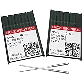 GROZ-BECKERT Needle in CKPSMS Clear Plastic Box-20PCS Groz-Beckert UYX128GAS Coverstitch Compatible with/Replacement for Juki Brand Brother Brand Yamato Brand Pegasus Brand(Needle Size:14/90)