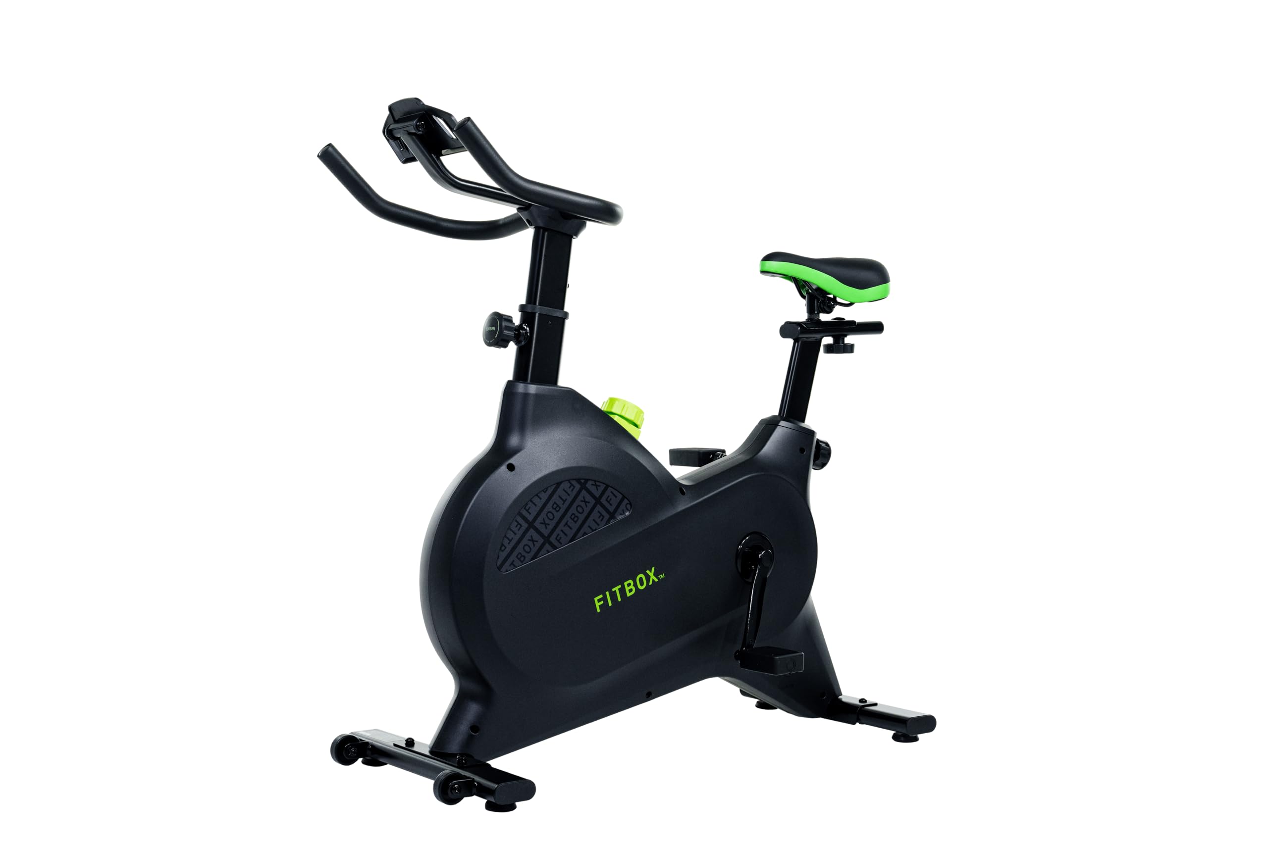 FITBOX LITE フィットネスバイク スピンバイク ダイエット器具 組み立て簡単 静音 トレーニングバイク (単品, ブラック)商品画像