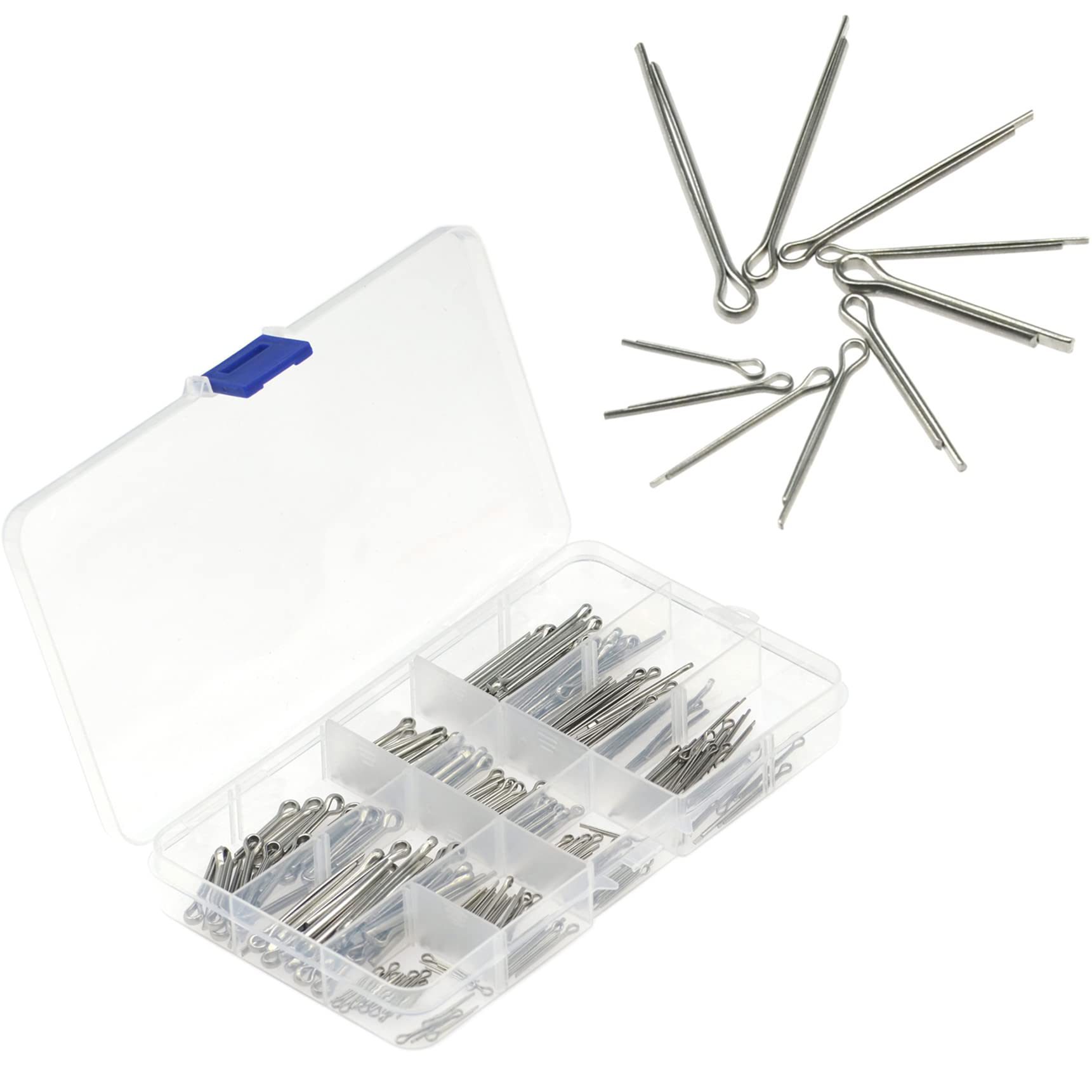 200 PCS Stainless Steel Cotter Pins, Split Pins