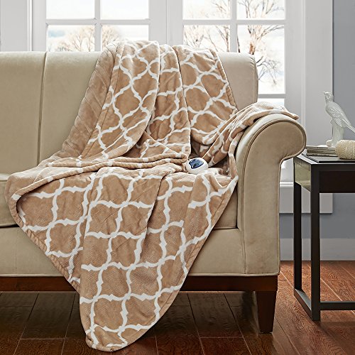 image for Beautyrest - Plush Heated Throw Blanket - Secure Comfort Technology -O